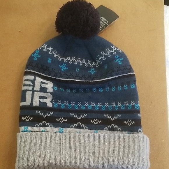 NWT MEN'S UNDER ARMOUR KNIT HAT WITH POM - Picture 2 of 2